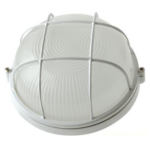 Светильник НПП-60w круг с решеткой термостойкий IP54 (1302 белый)