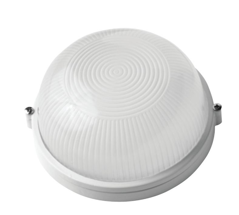 Светильник НПП-60w круглый без решетки термостойкий IP54 (0301 белый)