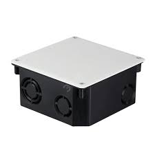 Коробка распаячная с крышкой КМТ-010-006 для твердых стен, 110х110х50, полипропилен, синяя/белая, ви — фото, цена 30.57 руб. ₽