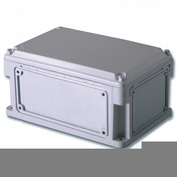 Коробка IP67 300х150х146 пластиковый с выбивным фланцем непрозрачная крышка — фото, цена 2 369.63 руб. ₽