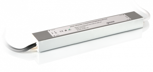 Блок  питания для светод. ленты 30W 12V IP67 Gauss — фото, цена 981.36 руб. ₽