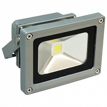 Прожектор светодиодный ДО-10Вт 1LED,бел.1000Лм,IP65 Feron (LL-122) — фото, цена 585.90 руб. ₽
