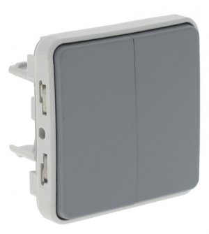 PLEXO Переключатель 2кл скр. IP55