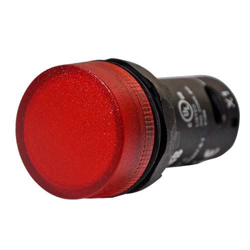 Лампа CL2-502R красная со встроенным светодиодом 24В AC/DC — фото, цена  ₽