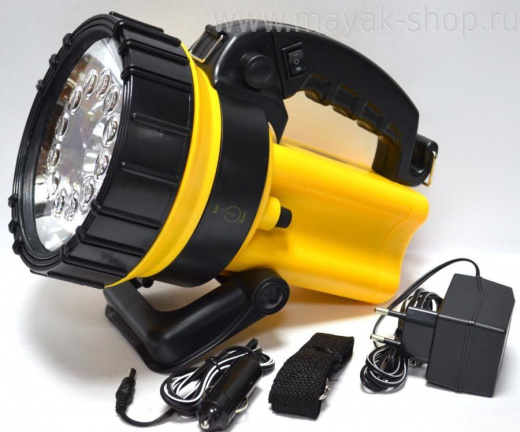 Фонарь светодиодный LEDAP-2000S 12LED+1 зеркальная решетка галогенный 15w аккумулятор (Не поставляется) — фото, цена 1 296.80 руб. ₽