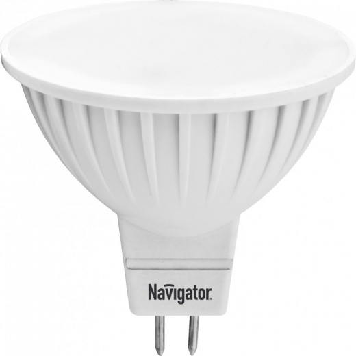 Лампа светодиодная LED 5вт 230в GU5.3 белая (94129 NLL-MR16) Navigator — фото, цена 84.50 руб. ₽
